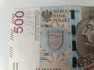Banknot radar nominał 500 zł - 2