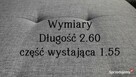Elegancki, Zadbany Narożnik z Funkcją Spania - 8