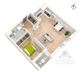Apartament 2 pokojowy 54,29m2, ogrzewanie miejskie/lokalizacja obok SkyTower - 3