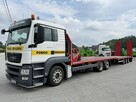 MAN TGS 26.440 6x2 E6 Laweta Tandem Przejazdowy Przyczepa 3-osiowa Najazdy Hydrauliczne Platforma Ho - 1