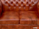 Sofa Mark Chesterfield 2-osobowa - 100% skóra naturalna - 5