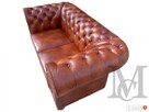 Sofa Mark Chesterfield 2-osobowa - 100% skóra naturalna - 4