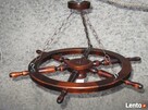 Lampa sufitowa drewniana Koło sterowe - 2