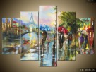 Paryż w deszczu, Obrazy na płótnie, Pomysł na prezent,Canvas - 5