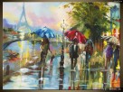 Paryż w deszczu, Obrazy na płótnie, Pomysł na prezent,Canvas - 3
