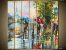 Paryż w deszczu, Obrazy na płótnie, Pomysł na prezent,Canvas - 4