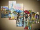 Paryż w deszczu, Obrazy na płótnie, Pomysł na prezent,Canvas - 2