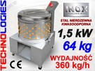 Skubarka elektryczna obieranie drobiu, pierza, piór 360kg/h - 1