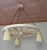 Klosz szklany walec do żyrandola lampy - 3