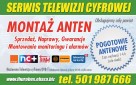 Montaż anten TV SAT cały powiat 501987666 - 1