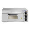 Jednokomorowy piec do pizzy 40cm 2000W inox szamot - 5