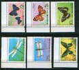 Znaczki Motyle seria w ark. Korea Mi 1653 - 8 kas 1977 - 2