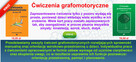 Ćwiczenia grafomotoryczne dla klas I-III  GRAFOMOTORYKA - 2