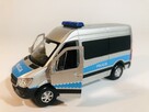 Mercedes metalowy model policja autko Welly radiowóz - 2
