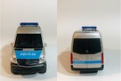 Mercedes metalowy model policja autko Welly radiowóz - 3