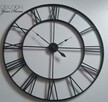 100 CM ZEGAR ŚCIENNY LOFT STALOWY METALOWY SPAWANY - 1