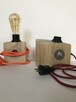 Lampa loft drewno hand made - 9