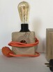 Lampa loft drewno hand made - 7