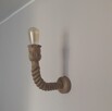 Kinkiet z pamięcią kształtu z liny jutowej 33cm E27 - 4
