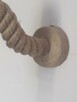 Kinkiet z pamięcią kształtu z liny jutowej 33cm E27 - 7