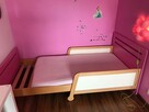 Łóżko dziecięce rozsuwane szer.90xdł.160-200 z materacem - 2