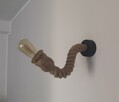 Kinkiet z pamięcią kształtu z liny jutowej 33cm E27 - 3