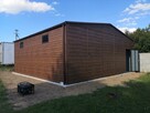 Garaż Blaszany Drewnopodobny 8x8 Okna, Drzwi, Bramy + Montaż - 4
