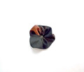 czarna scrunchie do włosów, grunge gumka do włosów - 2