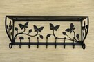 WIESZAKI NA UBRANIA WIESZAK Z PÓŁKĄ 70 cm METALOPLASTYKA - 2