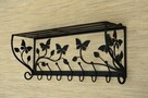 WIESZAKI NA UBRANIA WIESZAK Z PÓŁKĄ 70 cm METALOPLASTYKA - 3