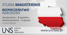 Bezpieczeństwo Narodowe - studia II stopnia - 2