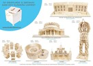 Ekologiczne less waste klocki drewniane Linden 1000 szt. - 7