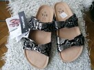NOWE SANDAŁY DAMSKIE Z KLAMRAMI - WĘŻOWA SKÓRA TOM&ROSE_R.38 - 8