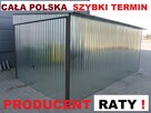 Garaż blaszany GARAŻE mocne! Cała Polska MEGA TERMIN ! raty - 2