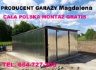 Garaż Blaszak GARAŻE na budowę Cała Polska MEGA TERMIN! Raty - 5