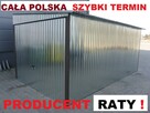Garaż Blaszak GARAŻE na budowę Cała Polska MEGA TERMIN! Raty - 4