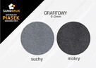 Suchy Płukany Piasek Bazaltowy Fuga Zasypka Grafit 0-2mm - 2