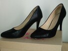 Eleganckie czarne szpilki/buty na obcasie - 2