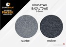 Suchy Żwirek Bazaltowy Fuga Zasypka 2-5 mm Grys - 1