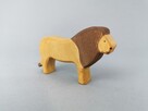 Drewniane figurki zwierząt - figurka Lew - 1