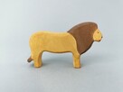 Drewniane figurki zwierząt - figurka Lew - 2
