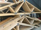 Wiązary dachowe, prefabrykowana więźba dachowa C24 - 1