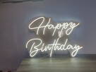 Napis ledowy na urodziny Happy Birthday - 2