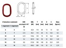 Hak obrotowy na łożysku + Złączka + Ogniwo ATEST - 2