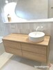Szafka pod umywalkę - BLUM z TIP-ON - meble łazienkowe - 4