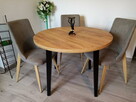 Okrągły stół do salonu w stylu LOFT - 2