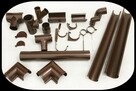 Rynny Plastikowe PVC Fi 100 Brąz - 2