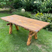 Stół ogrodowy drewniany Przypalanie + Impregnacja 180x82x75cm - 1