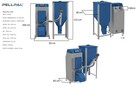 Kocioł, piec do małych pomieszczeń, pellet, podajnik, MONTAŻ - 9