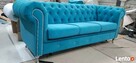 piękna sofa glamour kryształki rozkładana nogi chrom szara - 13